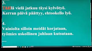 Kuljen halki pellon karaoke [upl. by Rhpotsirhc]