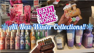 ❄️Review Of Every Winter Collection bathandbodyworks new fragrance walkthrough shopping today [upl. by Galen875]