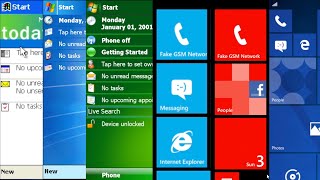 Evolution of Windows Phone OS 2000  2017 [upl. by Nonnerb]