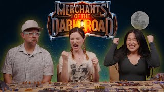 Merchants of the Dark Road Boardgame Playthrough [upl. by Enelak]