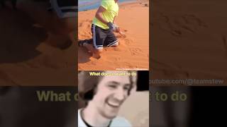 Dry Ice Carbon dioxide experiment on the surface of Hot Sand Desert  ytshorts shorts facts [upl. by Eliot]