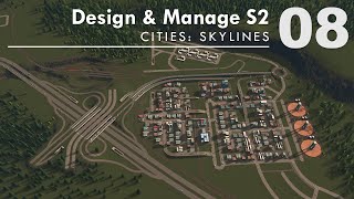 Planning the Perfect Industrial Layout  Cities Skylines NO MODS – Design and Manage S2E08 [upl. by Naegem]