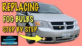 How to replace fog light bulbs on Grand caravan amp Volkswagen Routan Chrysler Town amp Country [upl. by Amian497]