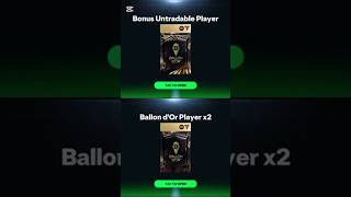 2xBonus untradableBalon dor player x3Packs To Say Welcome to Balon dor Events fcmobile [upl. by Rimaj]