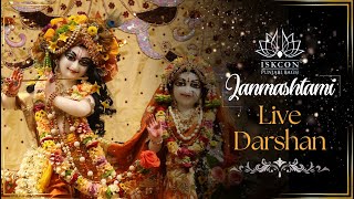 Darshan  Sri Krishna Janmashtami  ISKCON Punjabi Bagh I 26th August 2024 [upl. by Ecydnarb]