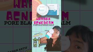 ILANGIN KOMEDO 3 MENIT PAKE WARDAH ACNEDERM PORE BLACKHEAD BALM [upl. by Liggitt437]