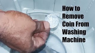 How To Remove Coin From LG Washing Machine [upl. by Sidoney]