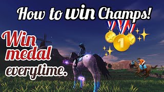 How To Win Championship  Medal everytime  SSO  Star Stable Online [upl. by Aliuqahs]