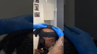 14 week hair unit 💈🔥 austinbarber hairrestoration Drippycuttzviralvideo [upl. by Amoeji]