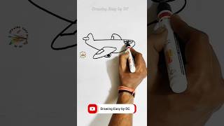 Aeroplane drawing  Easy aeroplane drawing  plane drawing  airplane drawing drawing shorts [upl. by Yelnikcm478]