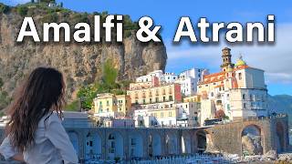 Atrani and Amalfi WALK 8K  Amalfi Coast Most Beautiful Italian Village [upl. by Hamilah]