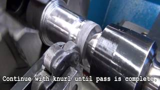 Knurling on an Engine Lathe [upl. by Kassia]