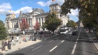 Bus Fahrt in Berlin Buslinie 100 Zoologischer Garten  Alexanderplatz [upl. by Petronilla]