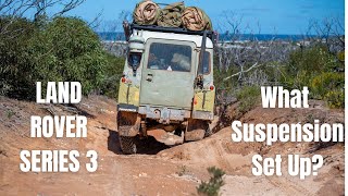 Land Rover Series 3 Best suspension set up [upl. by Suoiluj]