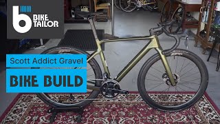 Scott Addict Gravel bike build [upl. by Llehsram665]