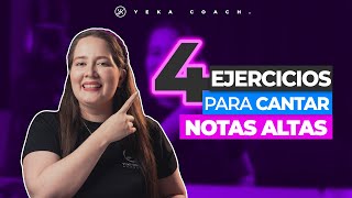 4 EJERCICIOS PARA CANTAR NOTAS ALTAS AGUDOS SIN QUE TE DUELA LA GARGANTA  YEKA COACH [upl. by Rudd433]