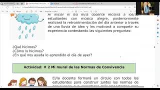 Guía de apoyo Psicopedagógico para el año escolar 20242025 del Nivel Primario día 03 [upl. by Ardnikat]