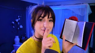 ASMR  SemiUnintelligibly Whisper Reading My Diary 😳 Super Up Close Whispering [upl. by Eitteb92]