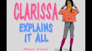 Clarissa Explains It All NES  Title Screen [upl. by Aloisius217]