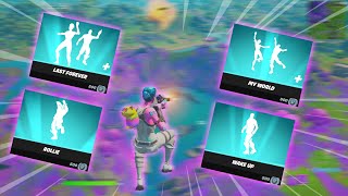 Fortnite Montage  quotROLLIE x LAST FOREVER x MY WORLD x WAKE UPquot AYO amp TEO EMOTES [upl. by Bouchard827]