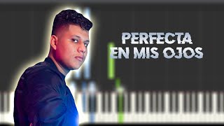 Perfecta en mis ojos  Angel Perez  Instrumental Piano Tutorial  Partitura  Karaoke  MIDI [upl. by Ricarda74]