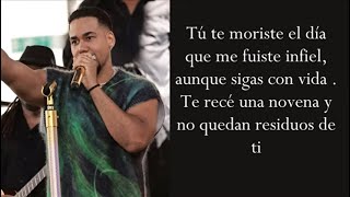 RIP Letra ROMEO SANTOS [upl. by Idou505]