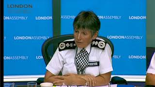 Met Police Commissioner on inevitable policing number cuts [upl. by Miza]