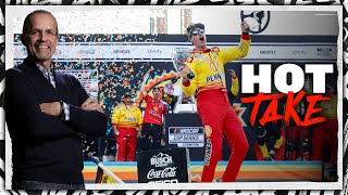 Hot Take Joey Logano deserves it  Kyle Petty reacts to Loganos 2024 championship [upl. by Ahseinar]