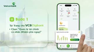 HƯỚNG DẪN SỬ DỤNG TÍNH NĂNG QUẢN LÝ TÀI CHÍNH CÁ NHÂN VCB DIGIBANK [upl. by Uke]