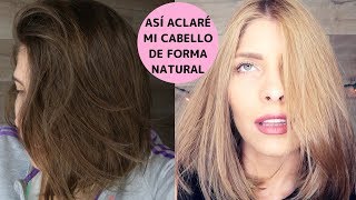 CON ESTAS MASCARILLAS ACLARÉ MI CABELLO RUBIO NATURAL  VIDEO ESPECIAL MODO MAYA [upl. by Rizan444]