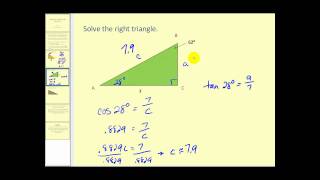 Solve Right Triangles Part 1 The Basics [upl. by Orten]