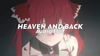 heaven and back tiktokslowed version  chase atlantic edit audio [upl. by Mauri]