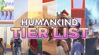 THE ULTIMATE HUMANKIND TIER LIST  Ancient Era Cultures [upl. by Nrubua]