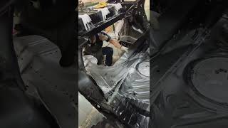 The spare tire holder has been removed repaircar automechanic automobile otomotif cardiy [upl. by Ahsemot185]