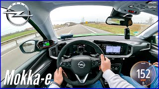 2022 Opel Mokkae 136 HP  POV Autobahn Top Speed Drive [upl. by Eilahs]