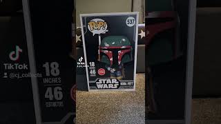 Boba Fett 18 inch Funko Pop Full video on My page [upl. by Adnuahsal727]