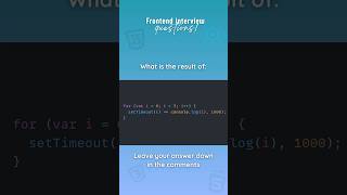 Frontend interview questions Quiz 45 javascript react interview developer coding programming [upl. by Acinorrev242]