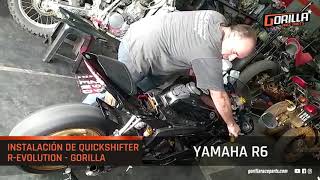 Instalación de Quick Shifter GORILLA REVOLUTION en YAMAHA R6 [upl. by Bible]