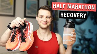 How To Recover Quicker After A Half Marathon  Half Marathon Nutrition Tips [upl. by Ellga93]