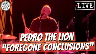 Pedro The Lion quotForegone Conclusionsquot LIVE [upl. by Siddon]