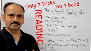 READING TIPS FOR 7 BAND  READING TRICKS  BEST READING TIPS AND TRICKS [upl. by Notlew]