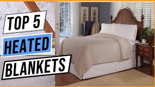 ✅Top 5 best heated blankets 2023  Best Electric Blankets of 2023 Buyers Guide [upl. by Anehsat]