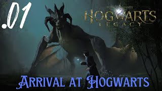 Hogwarts Legacy Gameplay  Part 1 Arriving at Hogwarts [upl. by Aicemaj]