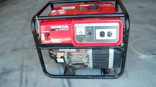 EM 2500 Honda Generator [upl. by Naiditch]