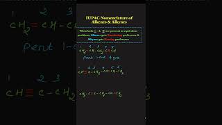 IUPAC NAMINGALKENESALKYNES [upl. by Egiedan731]