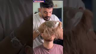 Gents hair patch designsreels haircut hyderabad fixing selfcare series haircare sale [upl. by Dodie758]