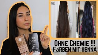 Haare färben mit Henna Vor und Nachteile  DEMO [upl. by Lairret]