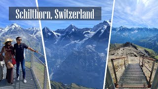 Schilthorn Summit In Switzerland  Birg Thrill Walk  Switzerland Travel Vlog  RKC [upl. by Haeli]