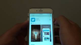 iPhone 6 How to Install Twitter App [upl. by Eibba722]