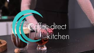 How to Make a Whiskey Coffee  CoffeeDirect Kitchen [upl. by Aiuqat]